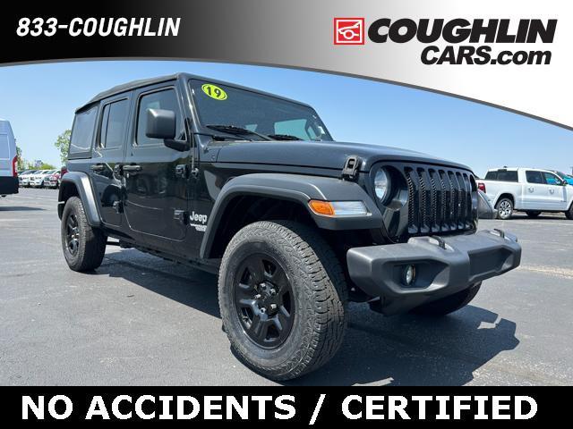 used 2019 Jeep Wrangler Unlimited car, priced at $21,997