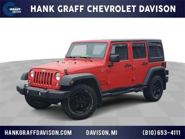 used 2015 Jeep Wrangler Unlimited car, priced at $14,999