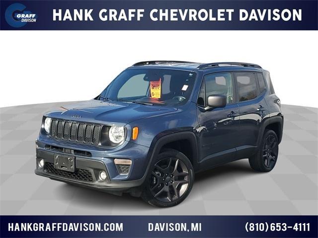 used 2021 Jeep Renegade car, priced at $17,800