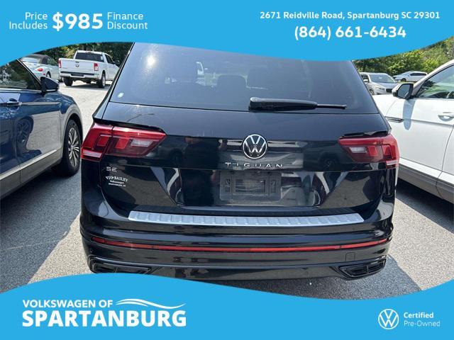 used 2022 Volkswagen Tiguan car, priced at $24,998