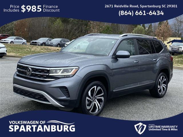 used 2022 Volkswagen Atlas car, priced at $29,551