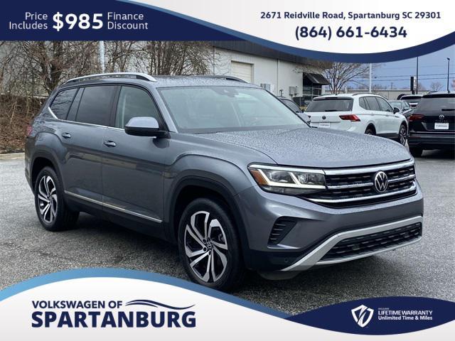 used 2022 Volkswagen Atlas car, priced at $31,498