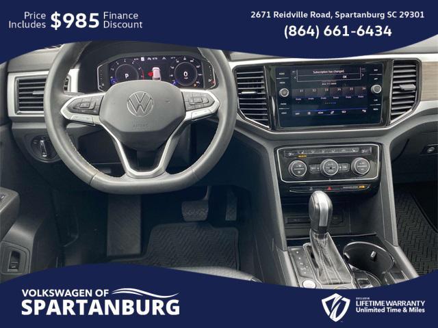 used 2022 Volkswagen Atlas car, priced at $29,551