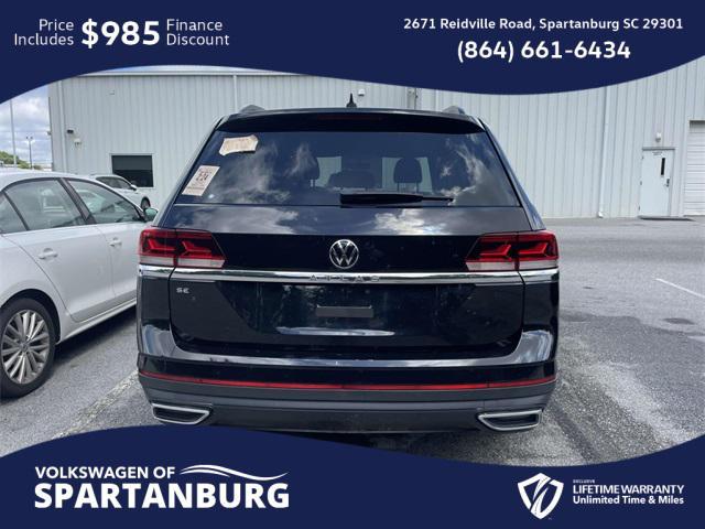 used 2022 Volkswagen Atlas car, priced at $22,372