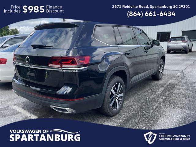 used 2022 Volkswagen Atlas car, priced at $22,372