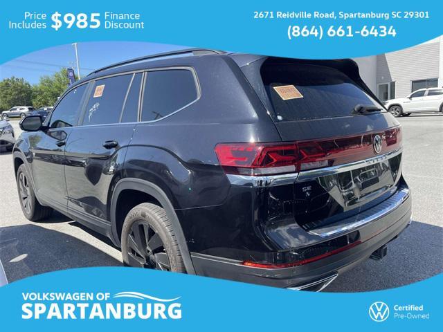 used 2024 Volkswagen Atlas car, priced at $38,237