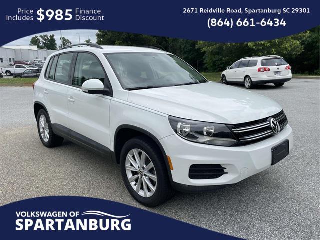 used 2018 Volkswagen Tiguan Limited car, priced at $15,647