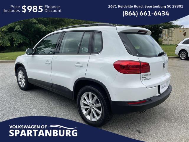 used 2018 Volkswagen Tiguan Limited car, priced at $14,890