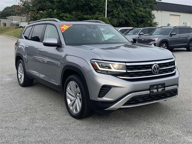 used 2021 Volkswagen Atlas car, priced at $28,565