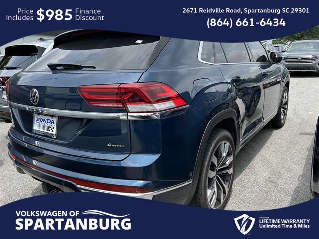 used 2023 Volkswagen Atlas Cross Sport car, priced at $31,974