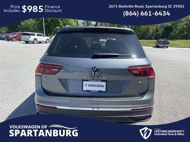 used 2024 Volkswagen Tiguan car, priced at $25,999
