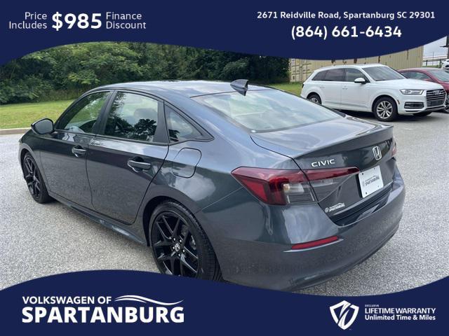 used 2025 Honda Civic car, priced at $26,998