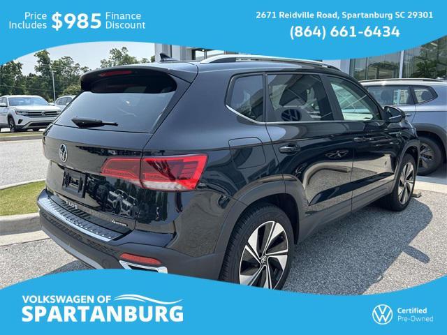 used 2024 Volkswagen Taos car, priced at $26,998