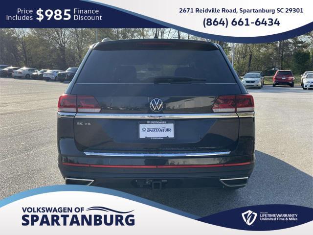 used 2022 Volkswagen Atlas car, priced at $26,498