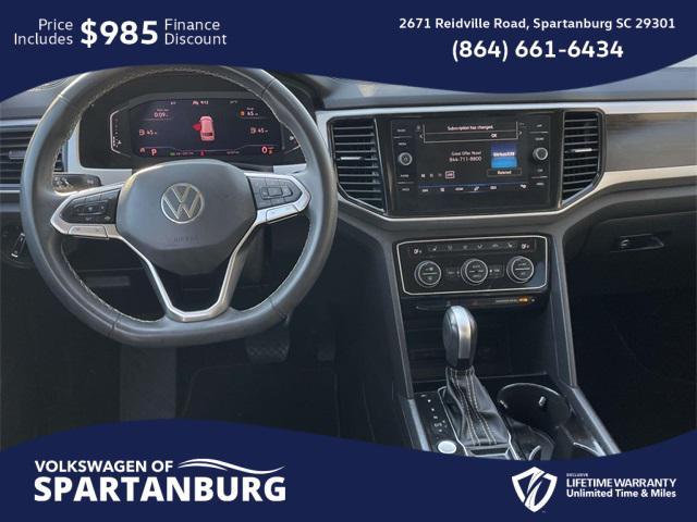 used 2022 Volkswagen Atlas car, priced at $25,552