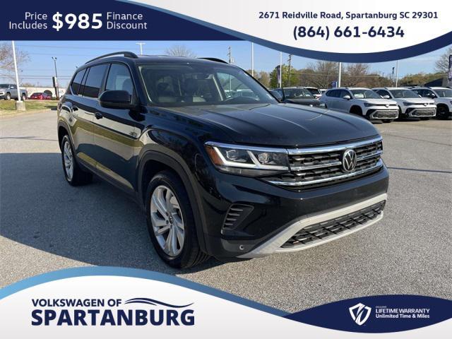 used 2022 Volkswagen Atlas car, priced at $26,498