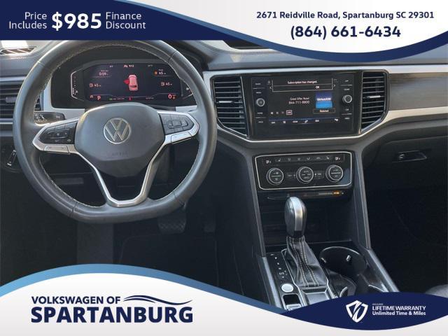 used 2022 Volkswagen Atlas car, priced at $26,498