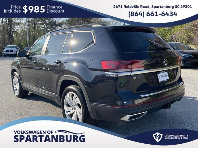 used 2022 Volkswagen Atlas car, priced at $26,498