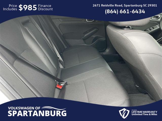 used 2025 Honda Civic car, priced at $27,698