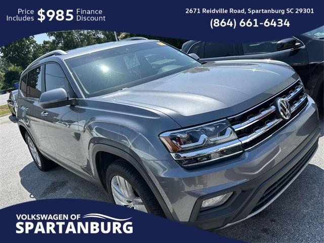 used 2019 Volkswagen Atlas car, priced at $18,998