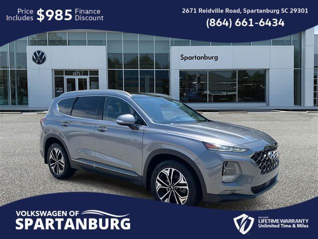 used 2020 Hyundai Santa Fe car, priced at $20,188