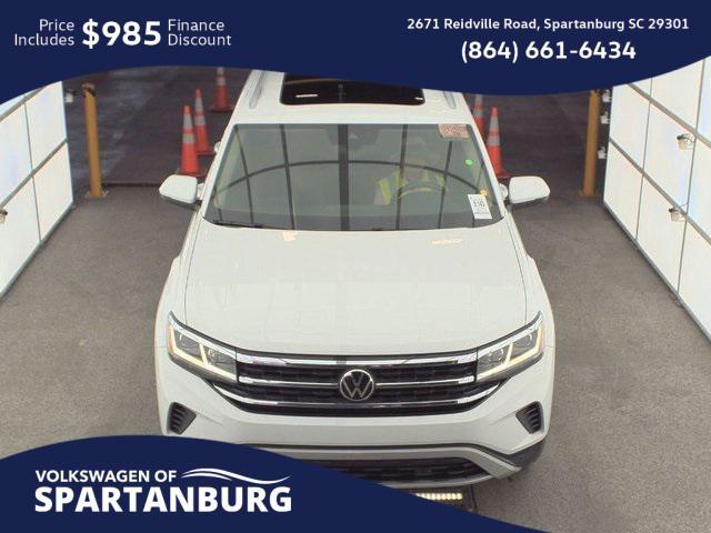 used 2022 Volkswagen Atlas car, priced at $28,096