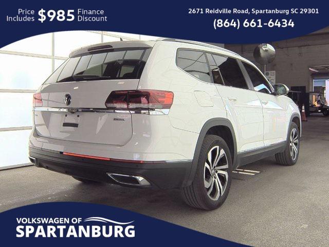 used 2022 Volkswagen Atlas car, priced at $28,096