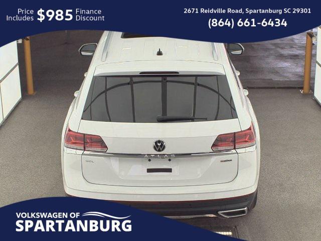used 2022 Volkswagen Atlas car, priced at $28,096