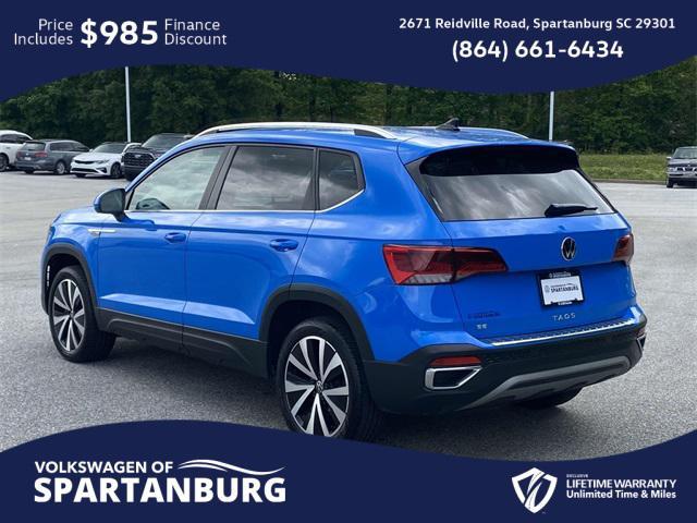 used 2024 Volkswagen Taos car, priced at $25,968