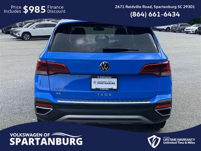 used 2024 Volkswagen Taos car, priced at $25,968