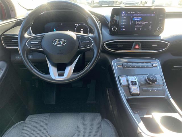 used 2021 Hyundai Santa Fe car, priced at $18,998