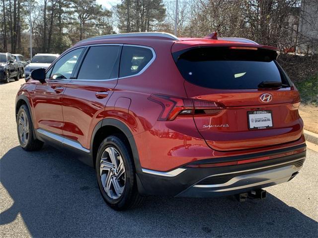 used 2021 Hyundai Santa Fe car, priced at $18,998