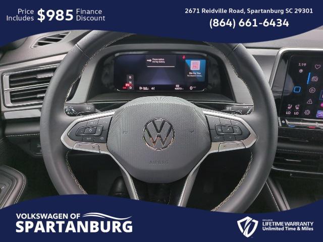 used 2024 Volkswagen Atlas Cross Sport car, priced at $33,138