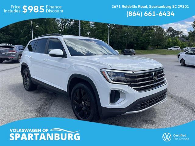 used 2024 Volkswagen Atlas car, priced at $39,998