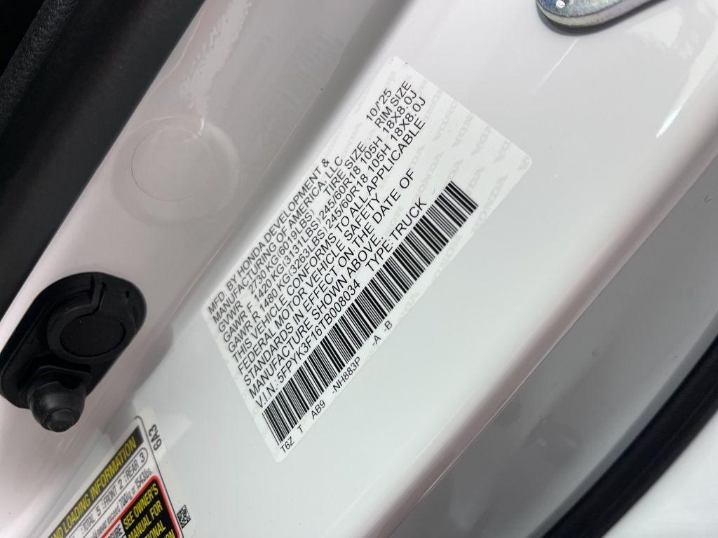 new 2026 Honda Ridgeline car, priced at $42,545