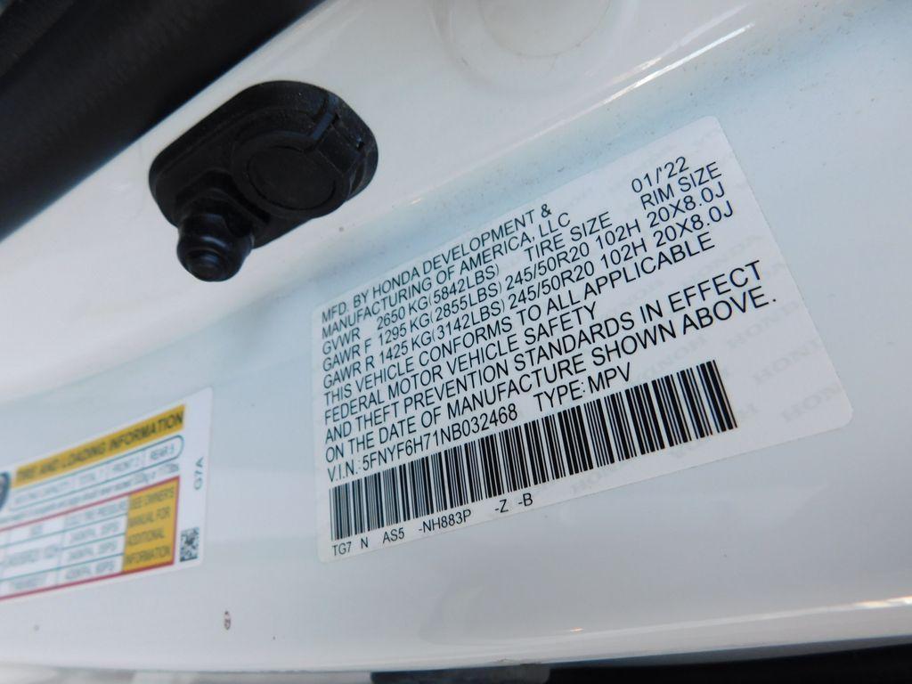 used 2022 Honda Pilot car, priced at $36,981