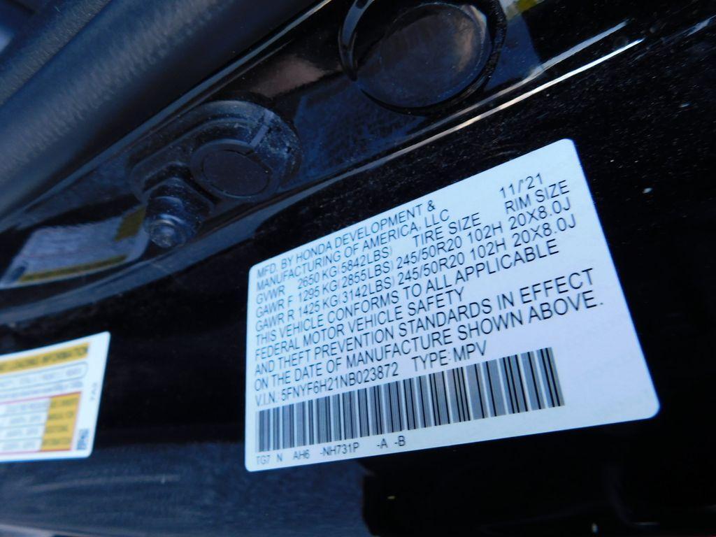 used 2022 Honda Pilot car, priced at $33,997