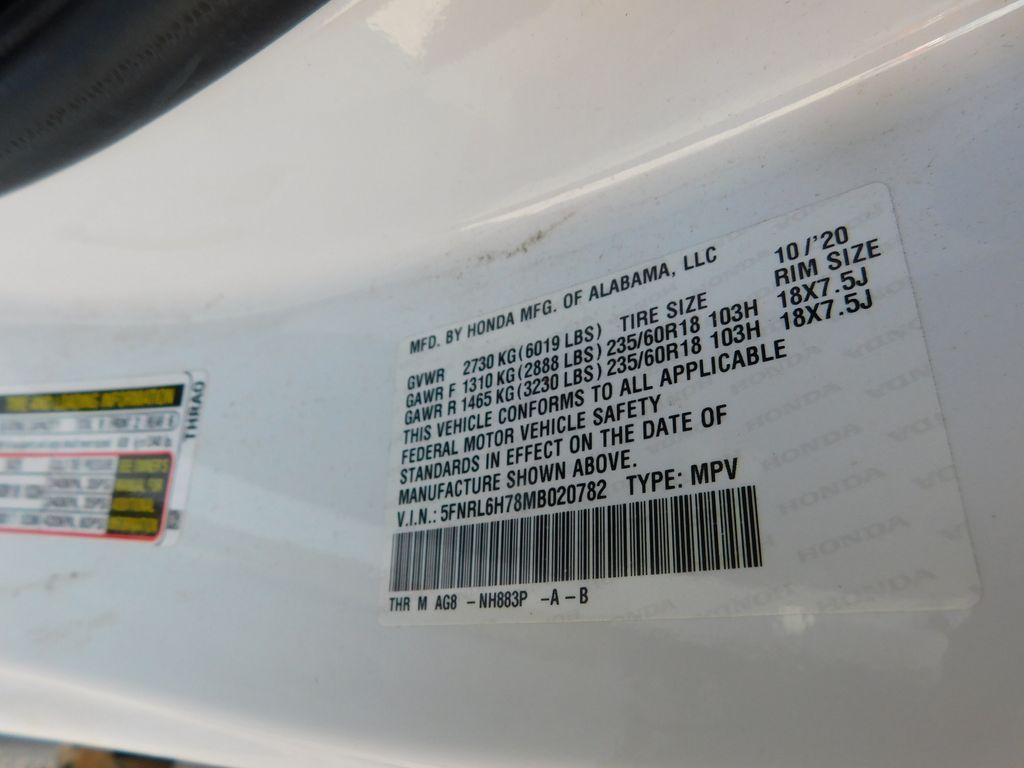 used 2021 Honda Odyssey car, priced at $25,898