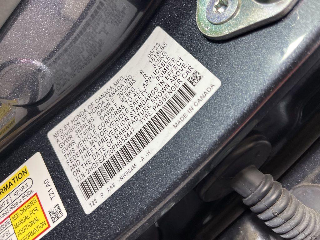 used 2023 Honda Civic car, priced at $24,982