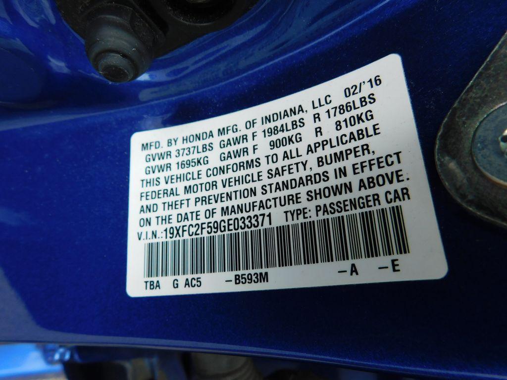 used 2016 Honda Civic car, priced at $11,968