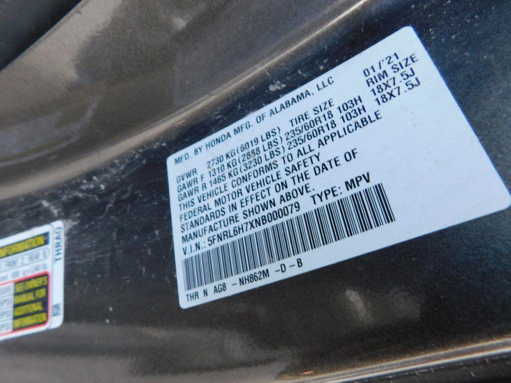 used 2022 Honda Odyssey car, priced at $32,547