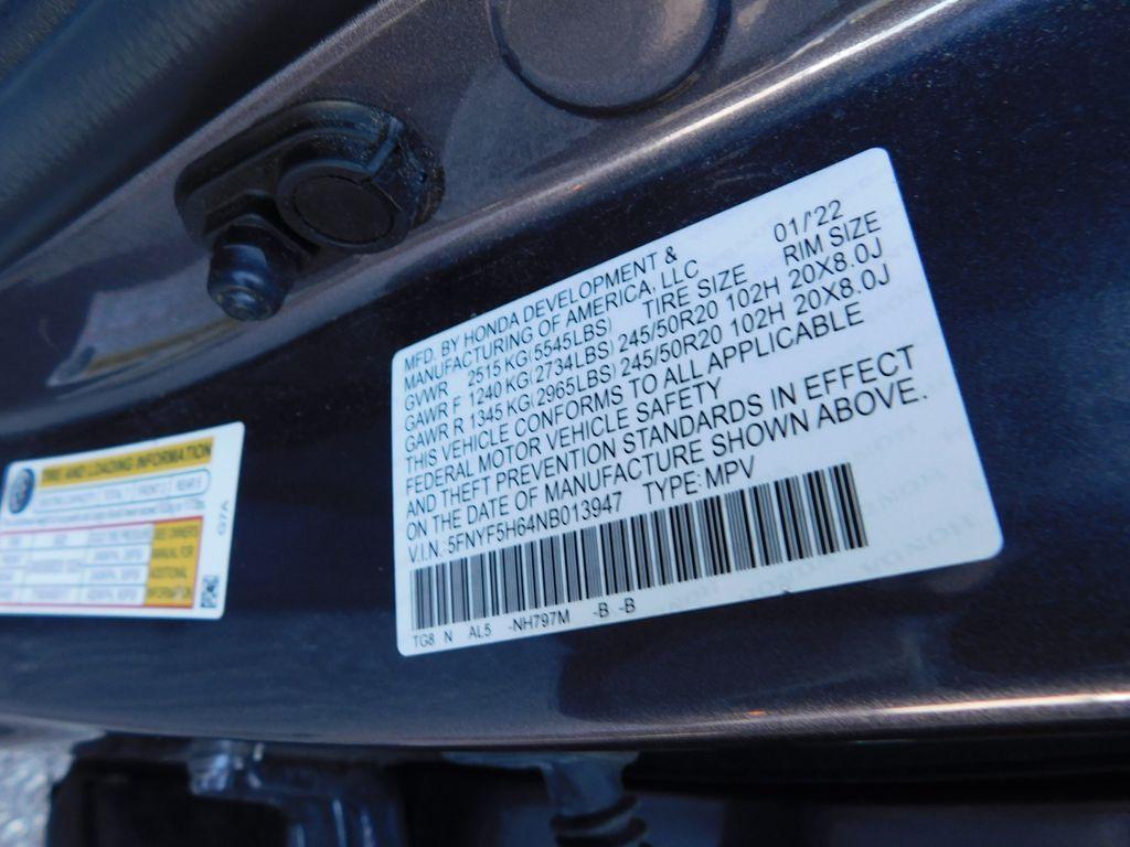 used 2022 Honda Pilot car, priced at $29,749