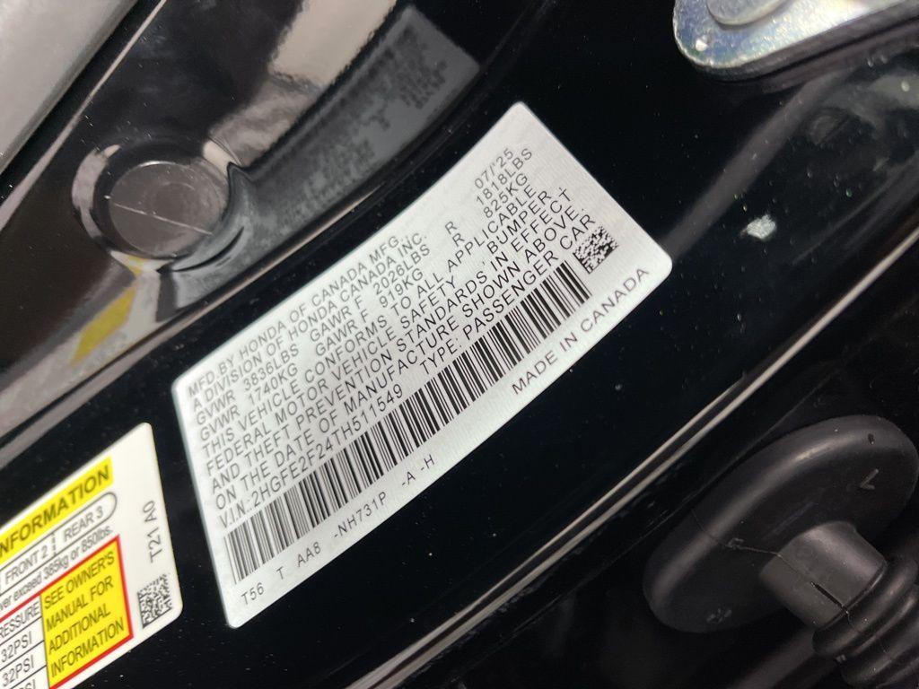 new 2026 Honda Civic car, priced at $25,745