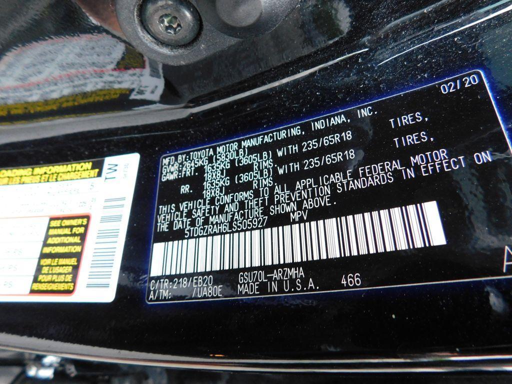 used 2020 Toyota Highlander car, priced at $27,489