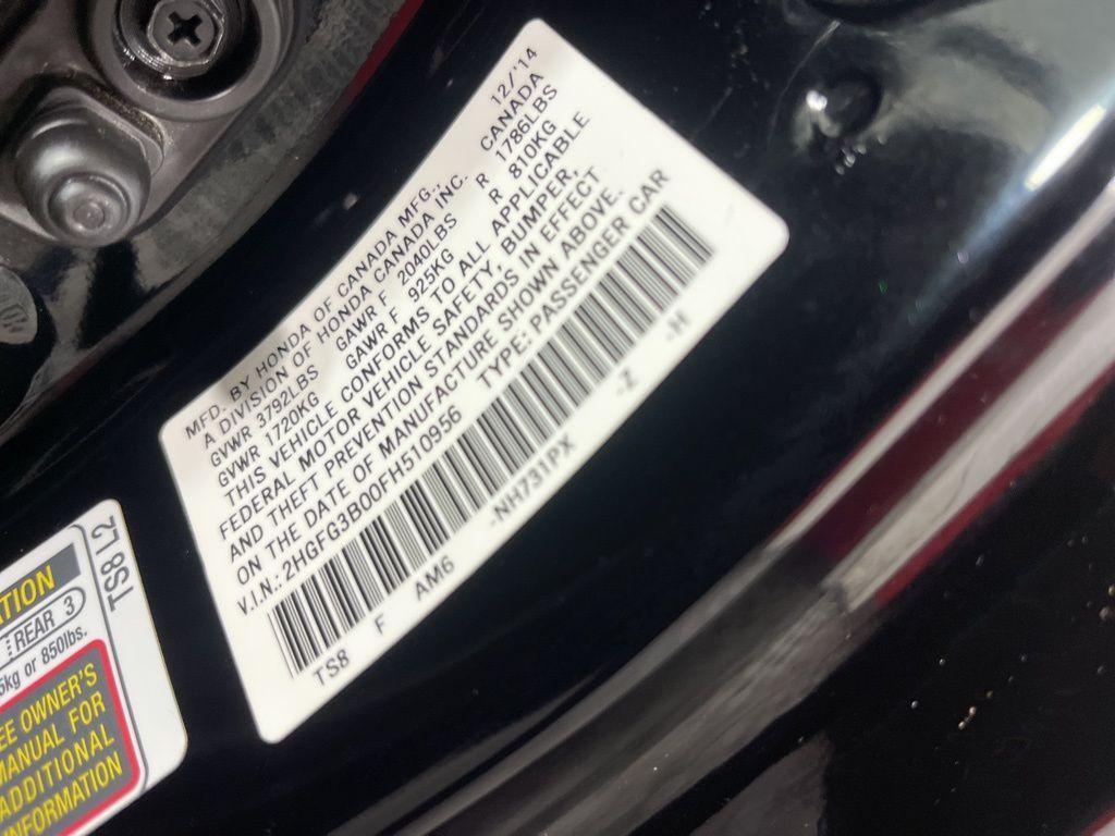 used 2015 Honda Civic car, priced at $14,969