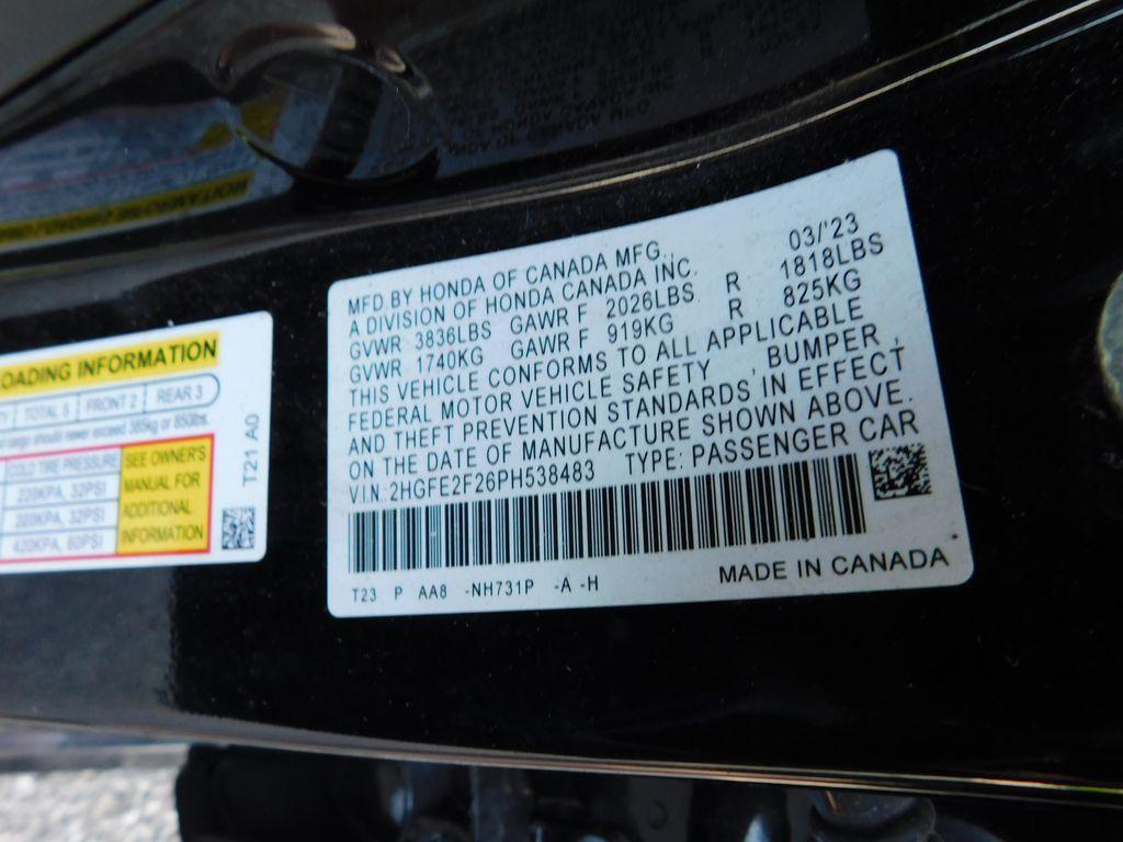 used 2023 Honda Civic car, priced at $24,930