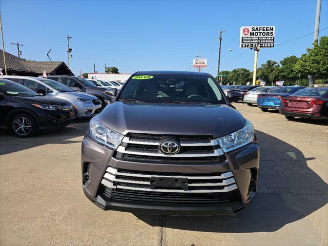 used 2019 Toyota Highlander car, priced at $16,999