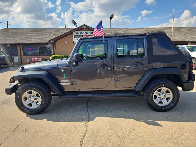 used 2017 Jeep Wrangler Unlimited car, priced at $18,499