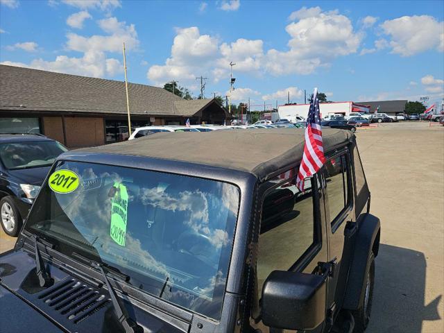 used 2017 Jeep Wrangler Unlimited car, priced at $18,499