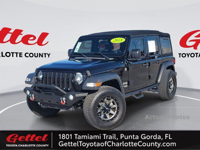 used 2018 Jeep Wrangler Unlimited car, priced at $24,912